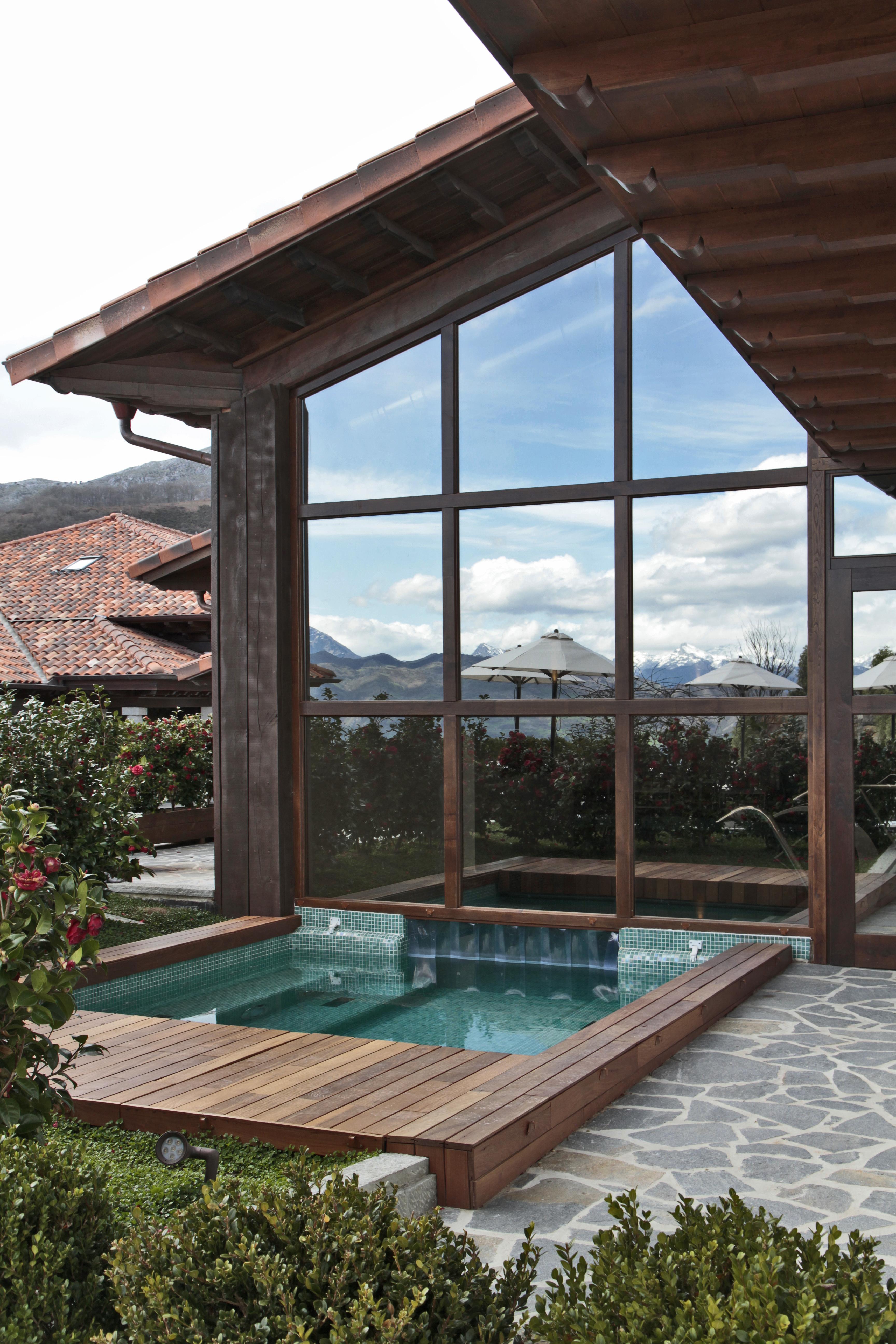 Puebloastur Eco Resort Hotel&Spa Cofiño Exterior foto